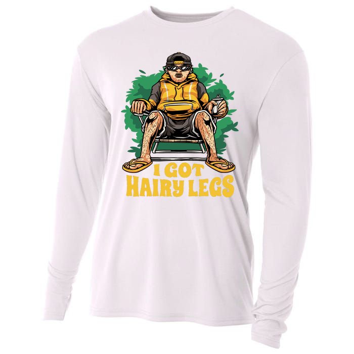 I Got Hairy Legs Cooling Performance Long Sleeve Crew