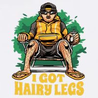 I Got Hairy Legs Women's Knotted Racerback Tank