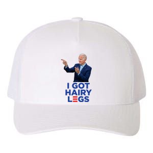 I Got Hairy Legs Funny Joe Biden Logo Parody Meme Yupoong Adult 5-Panel Trucker Hat