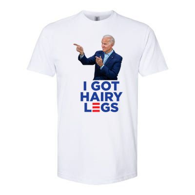 I Got Hairy Legs Funny Joe Biden Logo Parody Meme Softstyle® CVC T-Shirt