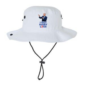 I Got Hairy Legs Funny Joe Biden Logo Parody Meme Legacy Cool Fit Booney Bucket Hat