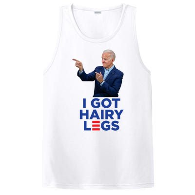 I Got Hairy Legs Funny Joe Biden Logo Parody Meme PosiCharge Competitor Tank