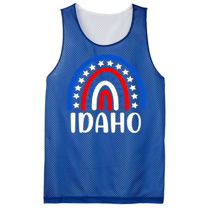 Idaho Gift I Love Idaho Usa Gift Mesh Reversible Basketball Jersey Tank