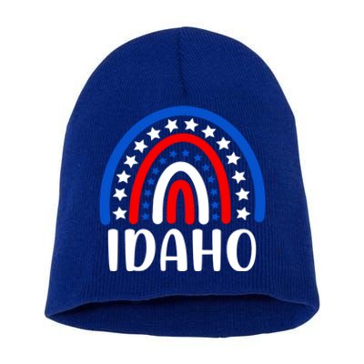 Idaho Gift I Love Idaho Usa Gift Short Acrylic Beanie