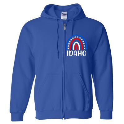 Idaho Gift I Love Idaho Usa Gift Full Zip Hoodie