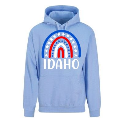 Idaho Gift I Love Idaho Usa Gift Unisex Surf Hoodie