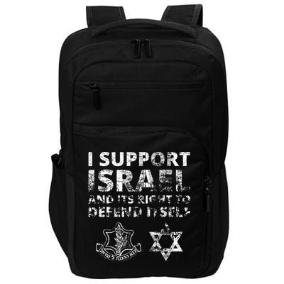 IDF Grunge I Support Israel and its Right to Defend Itself Impact Tech Backpack
