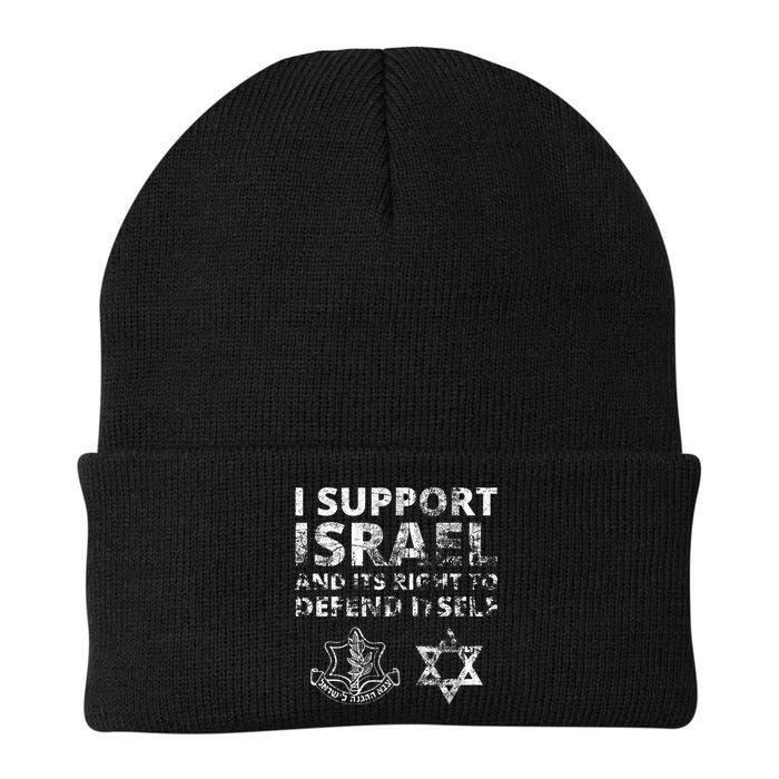 IDF Grunge I Support Israel and its Right to Defend Itself Beanie
