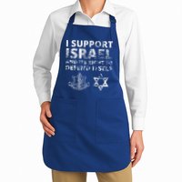 IDF Grunge I Support Israel and its Right to Defend Itself Apron