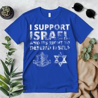 IDF Grunge I Support Israel and its Right to Defend Itself Premium T-Shirt