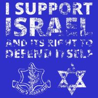 IDF Grunge I Support Israel and its Right to Defend Itself Toddler T-Shirt