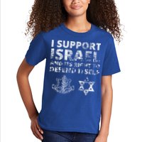 IDF Grunge I Support Israel and its Right to Defend Itself Kids T-Shirt