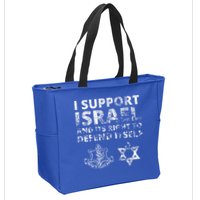 IDF Grunge I Support Israel and its Right to Defend Itself Zip Tote Bag