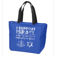 IDF Grunge I Support Israel and its Right to Defend Itself Zip Tote Bag