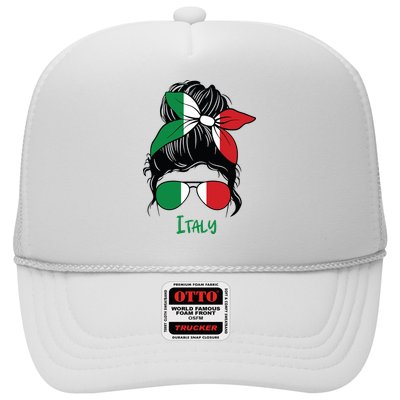 Italian Girl Italy Girl Italia Woman Flag Trucker Hat