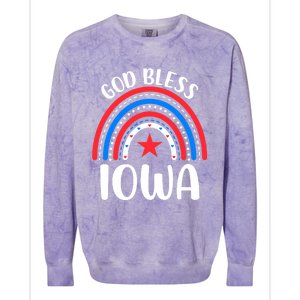 Iowa Gift I Love Iowa Usa Great Gift Colorblast Crewneck Sweatshirt