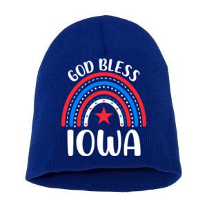 Iowa Gift I Love Iowa Usa Great Gift Short Acrylic Beanie