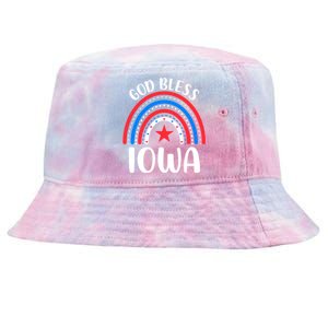 Iowa Gift I Love Iowa Usa Great Gift Tie-Dyed Bucket Hat