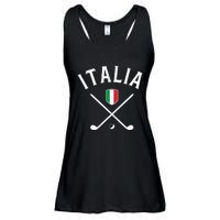 Italy Golf Italian Flag Golf Tee Ladies Essential Flowy Tank