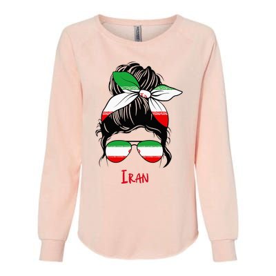 Iranian Girl Iran Girl Persian Woman Flag Womens California Wash Sweatshirt