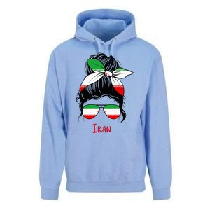 Iranian Girl Iran Girl Persian Woman Flag Unisex Surf Hoodie