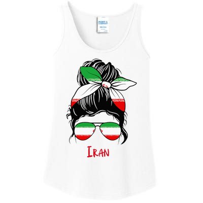 Iranian Girl Iran Girl Persian Woman Flag Ladies Essential Tank