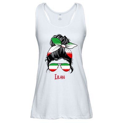 Iranian Girl Iran Girl Persian Woman Flag Ladies Essential Flowy Tank