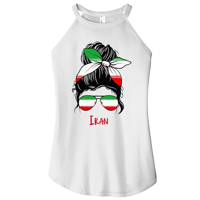 Iranian Girl Iran Girl Persian Woman Flag Women’s Perfect Tri Rocker Tank