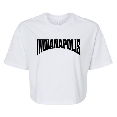 Indianapolis Gift Bella+Canvas Jersey Crop Tee