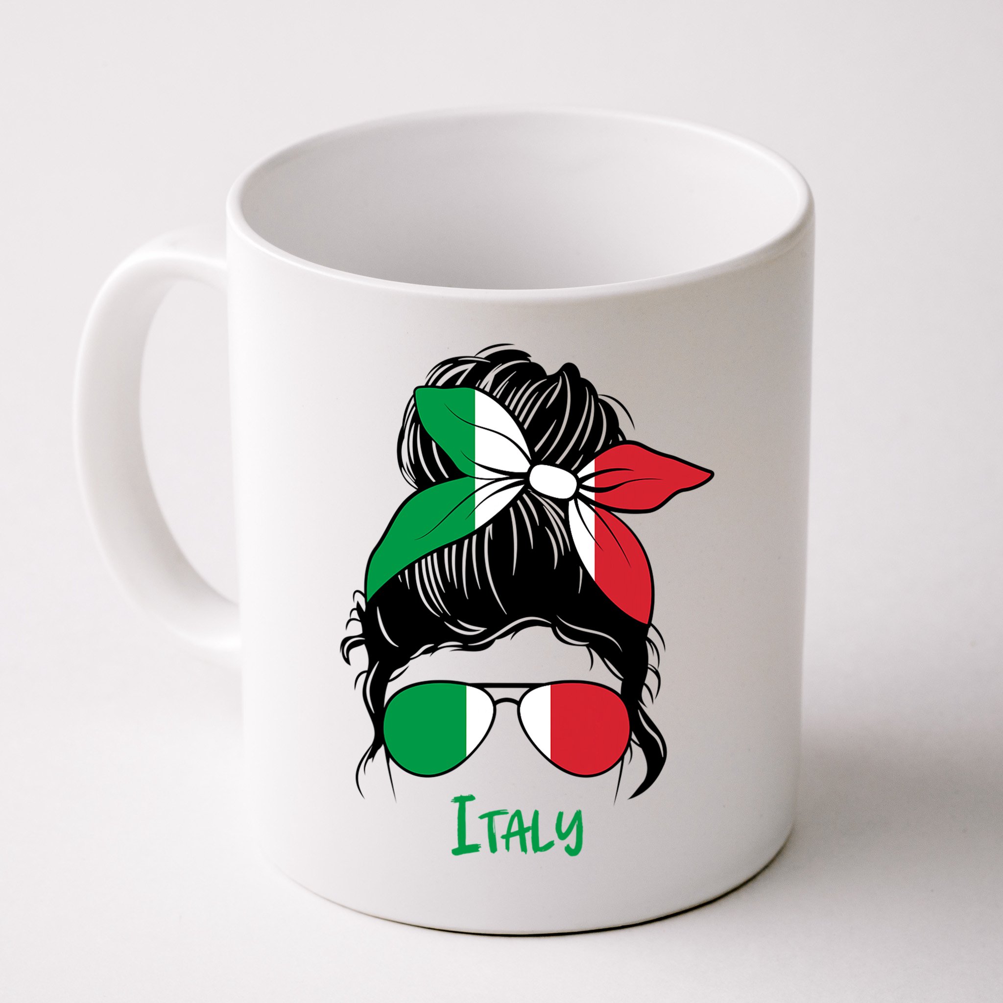 Italian Girl Italy Girl Italia Woman Flag Mug