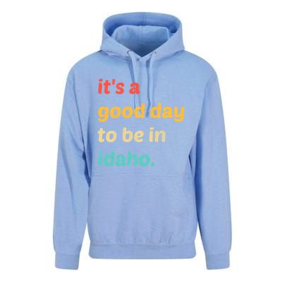 Idaho Gift It's A Good Day To Be In Idaho Gift Unisex Surf Hoodie