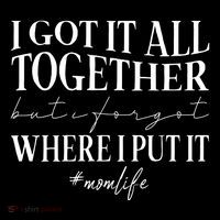 I Got It All Together But I Forgot Where I Put It Mom Life Mesh Reversible Basketball Jersey Tank