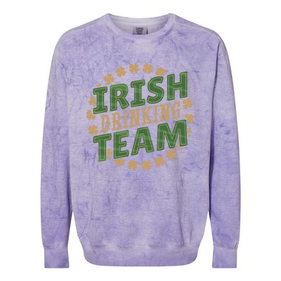 Ing Gear Irish Ing Team Ing Gift Colorblast Crewneck Sweatshirt