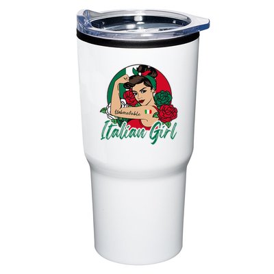 Italia Girl Italy Woman Italian Flag Tumbler
