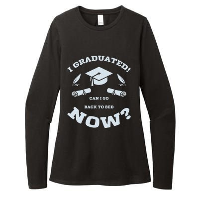 I GRADUATED Womens CVC Long Sleeve Shirt