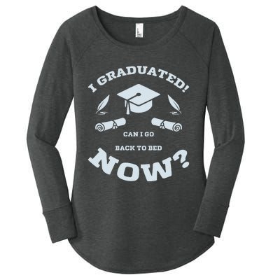 I GRADUATED Women's Perfect Tri Tunic Long Sleeve Shirt