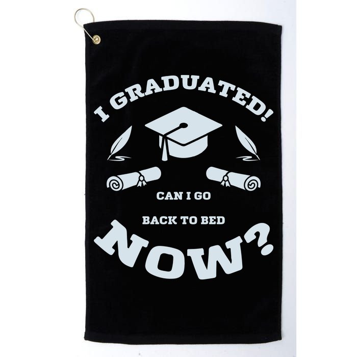 I GRADUATED Golf Towel