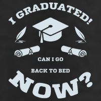 I GRADUATED Golf Towel