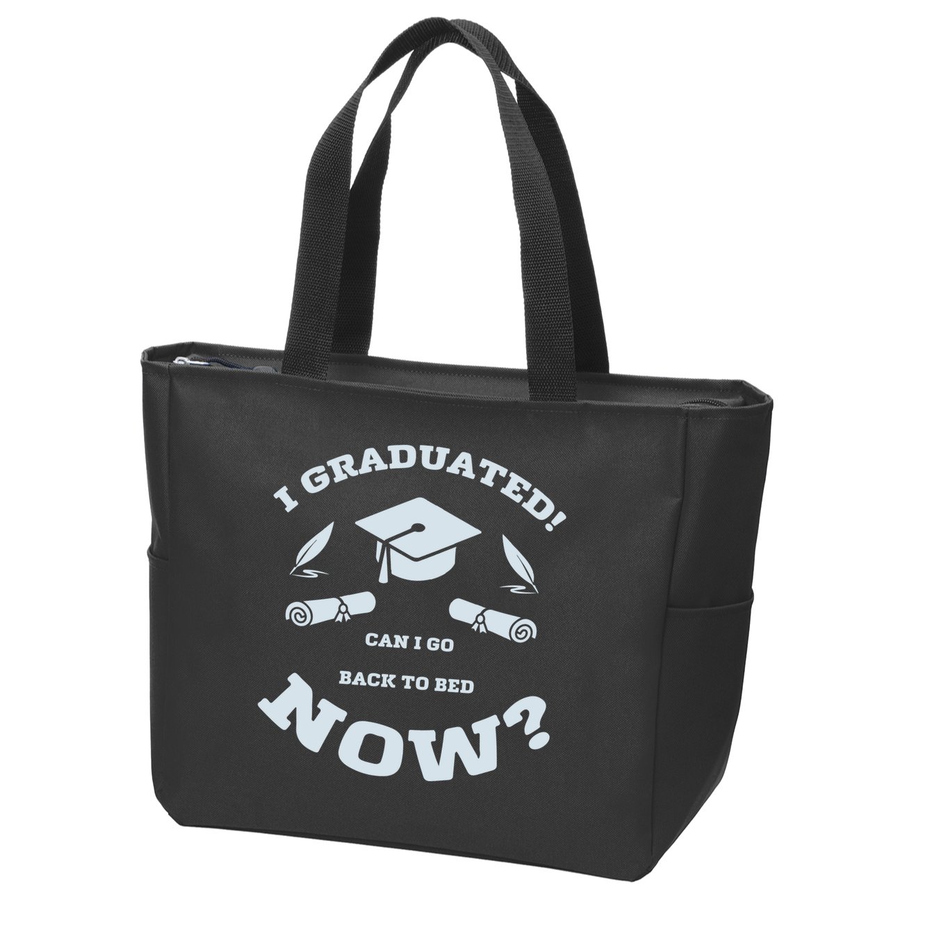 I GRADUATED Zip Tote Bag