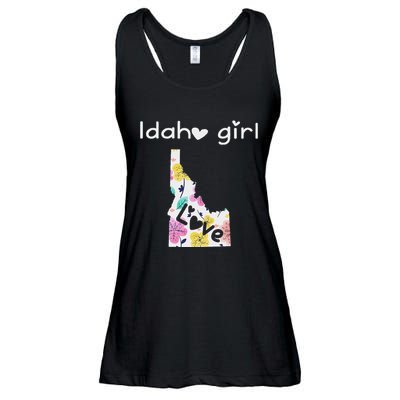 Idaho Girl I Love Idaho Home Gift Ladies Essential Flowy Tank