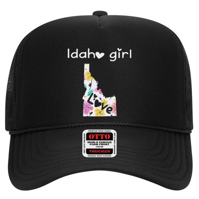 Idaho Girl I Love Idaho Home Gift Trucker Hat