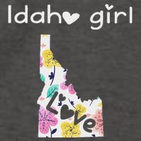 Idaho Girl I Love Idaho Home Gift Vector Backpack
