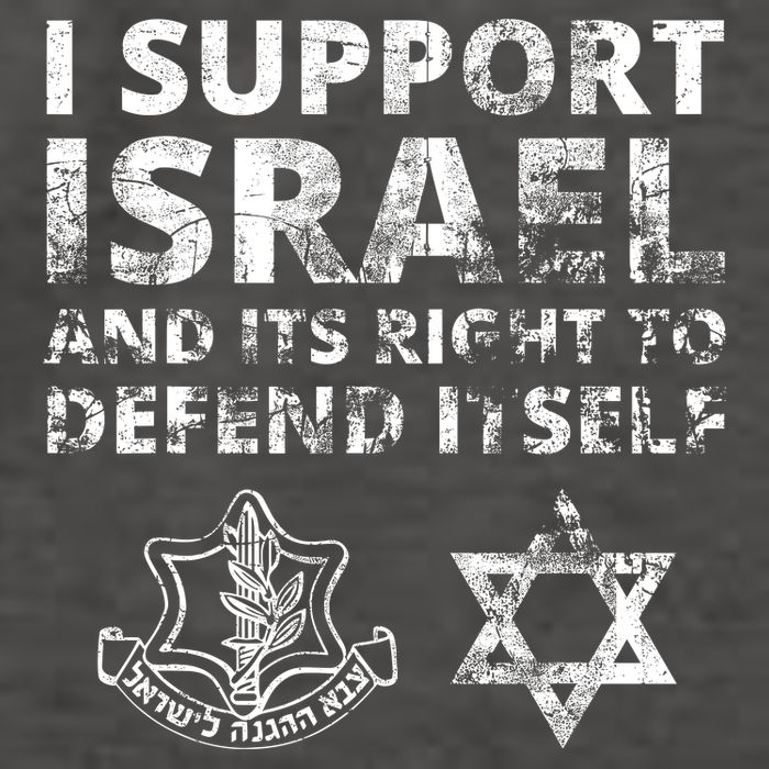 Idf Grunge I Support Israel And Its Right To Defend Itself Vector Backpack
