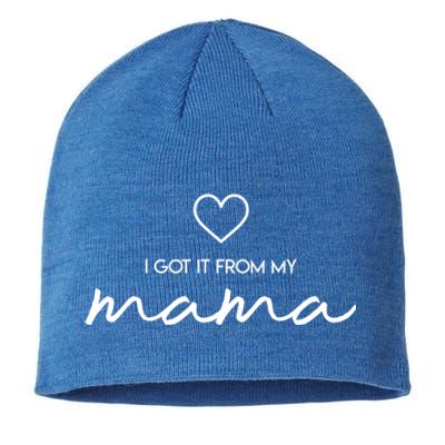 I Got It From My Mama Cute Gift Mother Mom Gift Sustainable Beanie