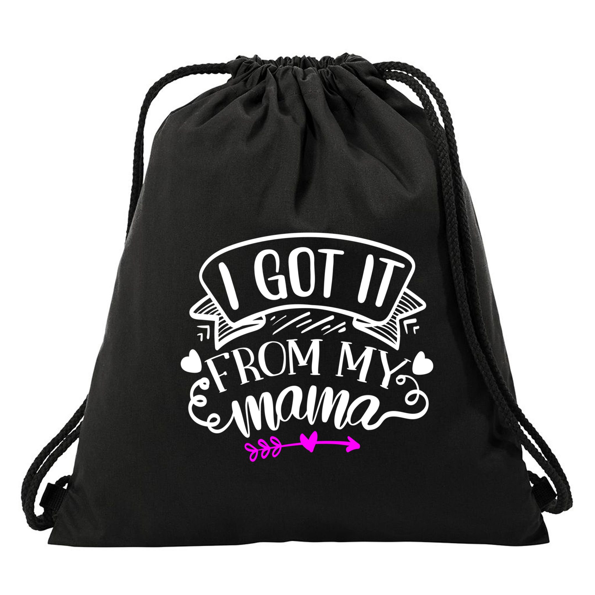 I Got It From My Mama Cute Gift Drawstring Bag