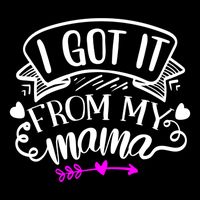 I Got It From My Mama Cute Gift Drawstring Bag