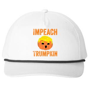 Impeacht Gift Impeach Trumpkin Gifttrump Pumpkin Jack O'lantern Gift Snapback Five-Panel Rope Hat