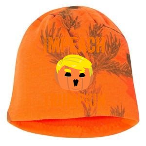 Impeacht Gift Impeach Trumpkin Gifttrump Pumpkin Jack O'lantern Gift Kati - Camo Knit Beanie