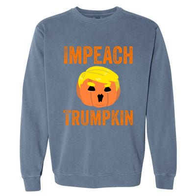 Impeacht Gift Impeach Trumpkin Gifttrump Pumpkin Jack O'lantern Gift Garment-Dyed Sweatshirt