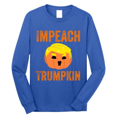 Impeacht Gift Impeach Trumpkin Gifttrump Pumpkin Jack O'lantern Gift Long Sleeve Shirt